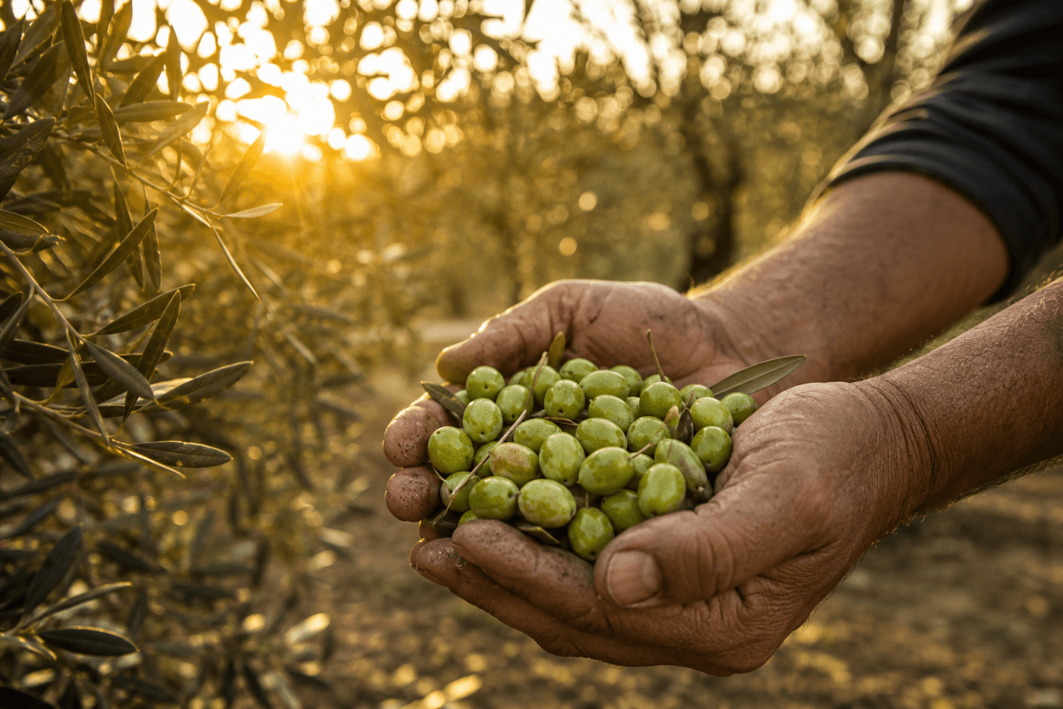 Olive harvest — CYRHANA Chef's Selection tin cans